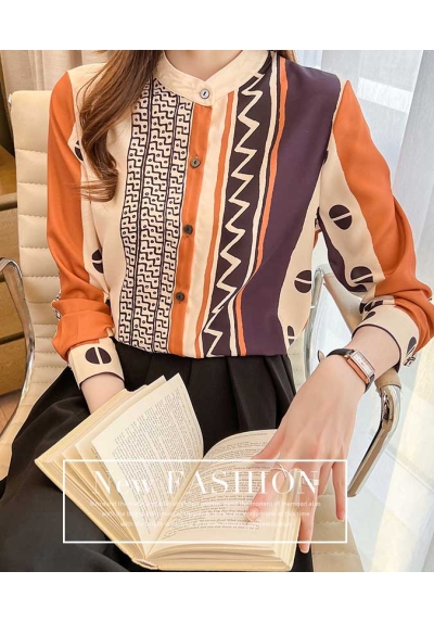 atasan blouse wanita korea T7415