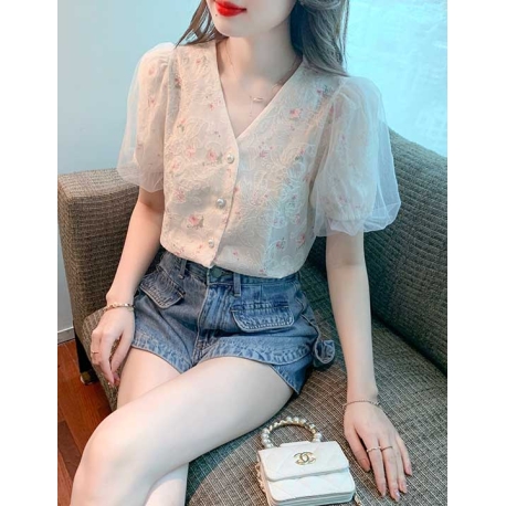 blouse wanita korea T7552