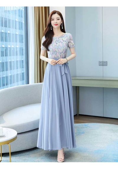 long dress korea D7068