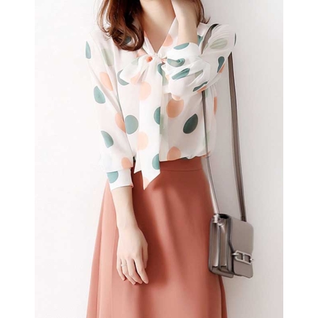 blouse wanita korea T7175