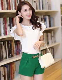 blouse wanita korea T2103