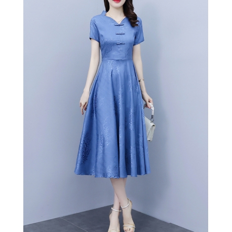 dress wanita korea D7710