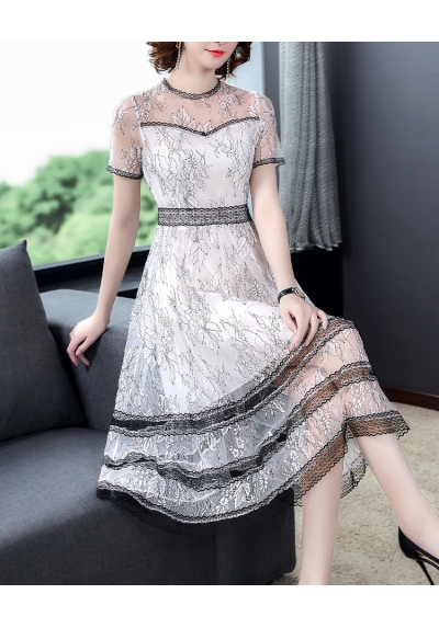 dress wanita korea D7721