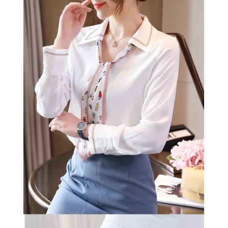 blouse wanita korea T7740