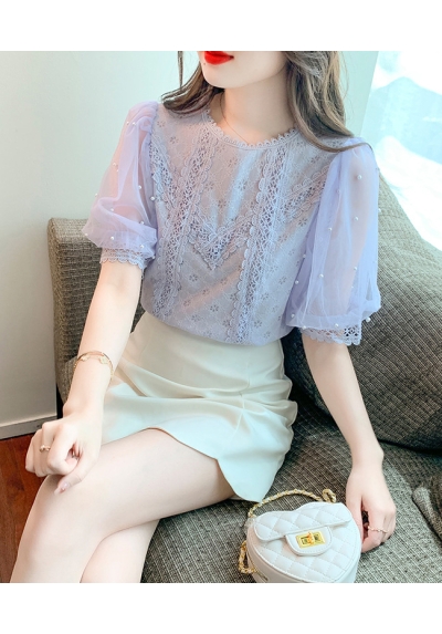 blouse wanita korea T7863