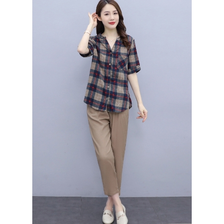 setelan wanita korea D7727