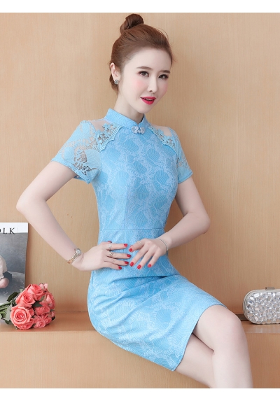 dress cheongsam wanita korea D7731