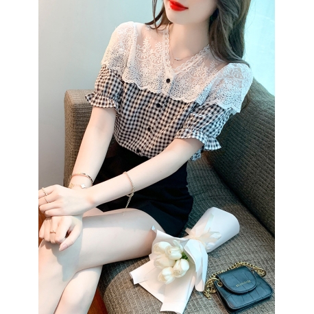 blouse  wanita korea T7876