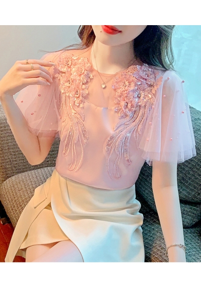 blouse wanita korea T7895