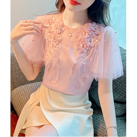 blouse wanita korea T7893