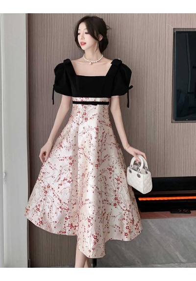 dress wanita korea D7746