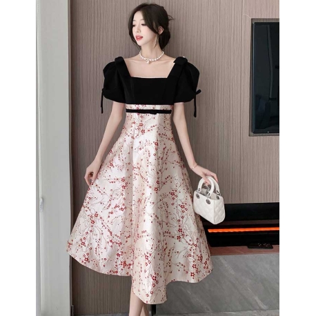 dress wanita korea D7745