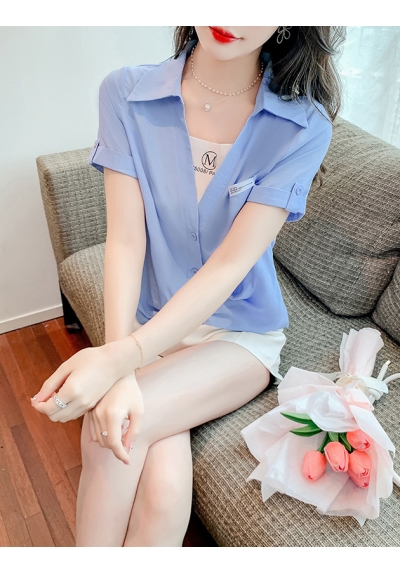 blouse wanita korea T7896