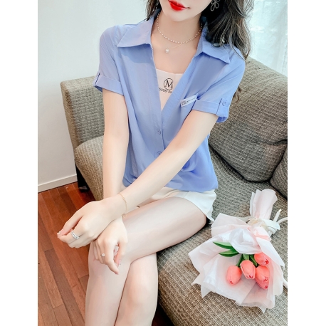 blouse wanita korea T7896