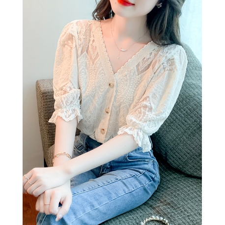 blouse wanita korea T7899