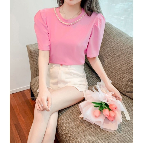 blouse wanita korea T7743