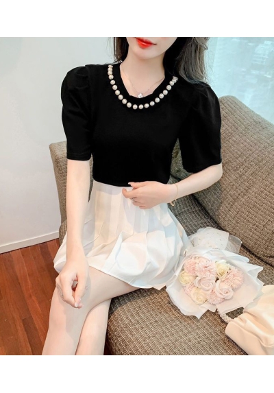 blouse wanita korea T7904