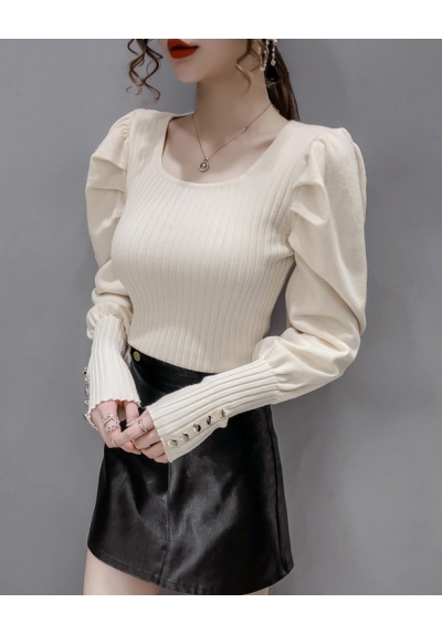 blouse rajut wanita korea T7708