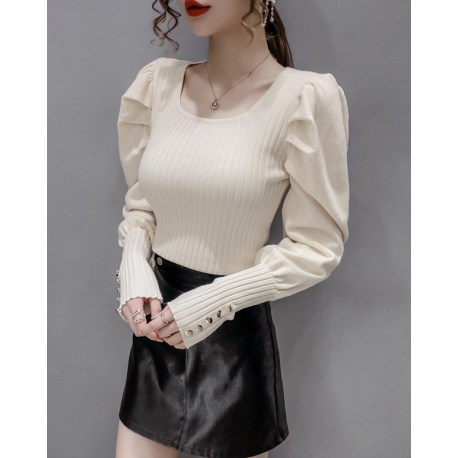 blouse rajut wanita korea T7708