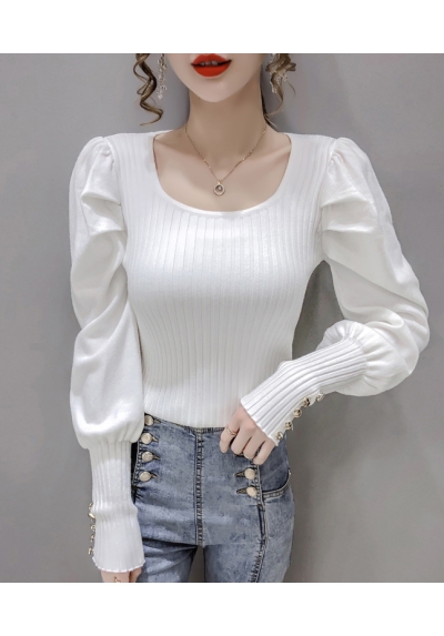 blouse rajut wanita korea T7909