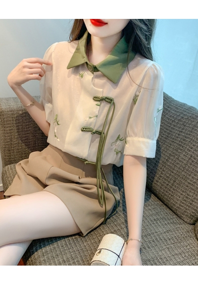 blouse wanita korea T7911