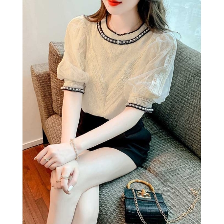 blouse wanita korea T7904