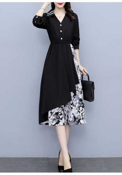 dress wanita korea import D7761