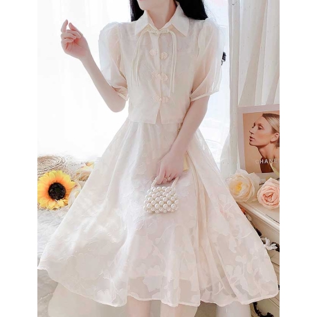 dress wanita korea import D7766