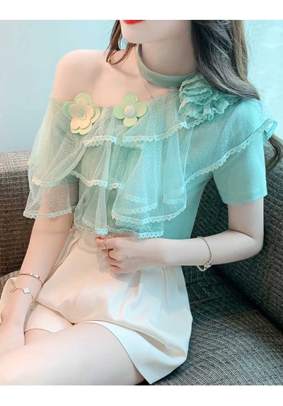 blouse wanita korea T7923