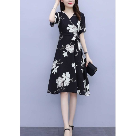 dress wanita korea import D7765
