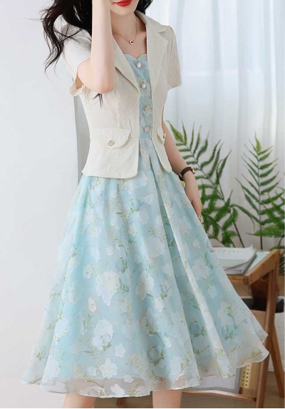 dress wanita korea import D7765