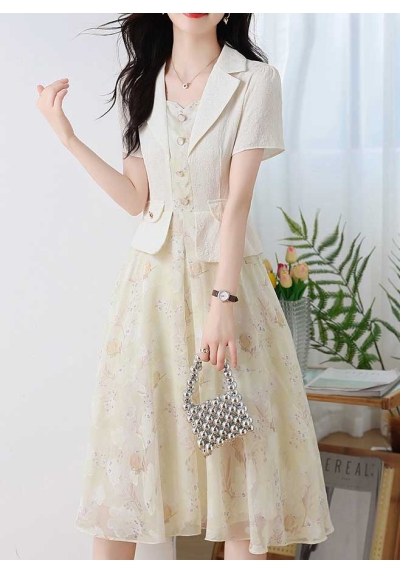 dress wanita korea import D7769