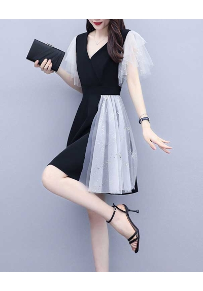 dress wanita korea import D7761