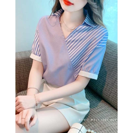 blouse wanita korea T7929
