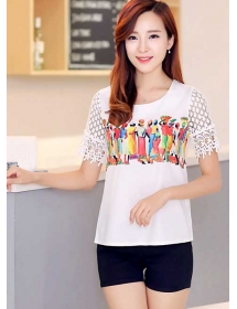 blouse wanita import T2130