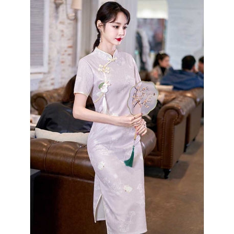 dress cheongsam import D7458