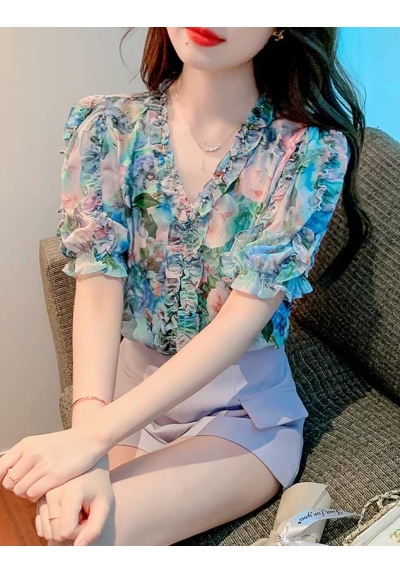 blouse wanita korean style T7871