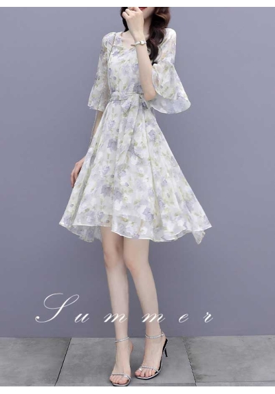 dress wanita korea D7798