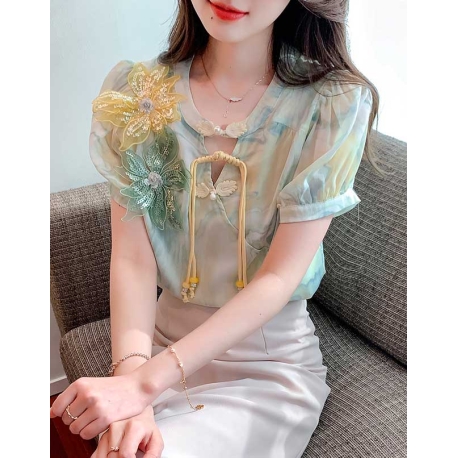 blouse wanita korean style T7950