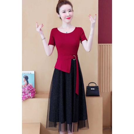 dress wanita korea D7800