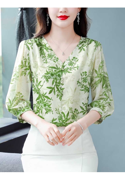 blouse wanita korea T7958