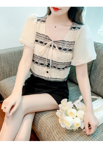 blouse wanita korea T7963