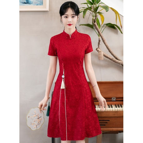 dress cheongsam import D7831