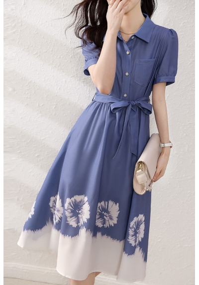 dress wanita korea D7824