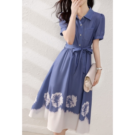 dress wanita korea D7824