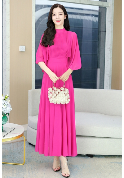 dress wanita korea D7834