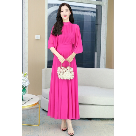 dress wanita korea D7834