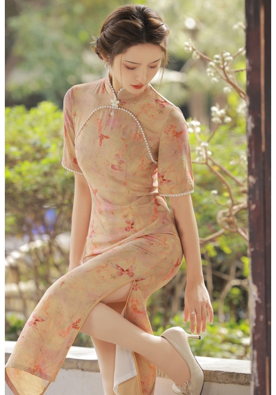 dress cheongsam import D7839