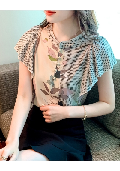 blouse wanita korea T7997