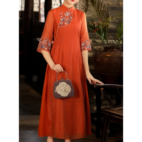 dress cheongsam import D7854